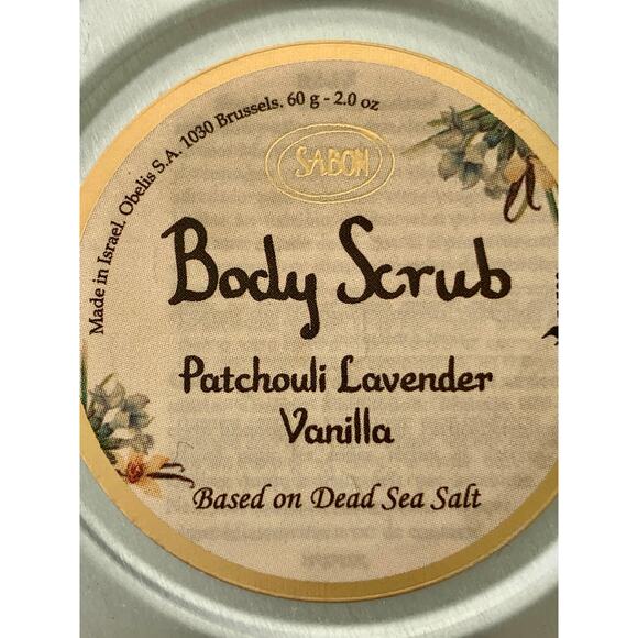 SABON Body Scrub -Patchouli Lavender Vanilla- 60g Travel size - Picture 2 of 4